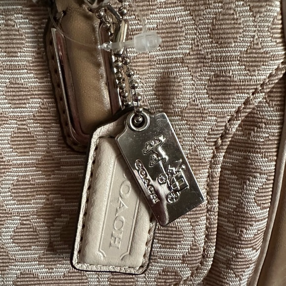 Coach Madison Op Art Needlepont Satchel - Picture 3 of 10